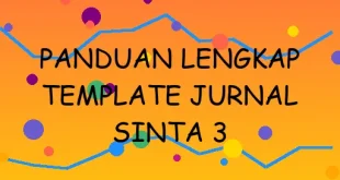 Panduan Lengkap Template Jurnal Sinta