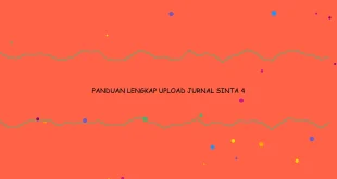 Panduan Lengkap Upload Jurnal Sinta