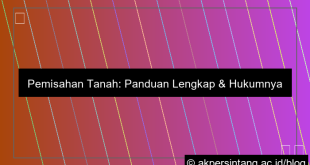 Pemisahan Tanah