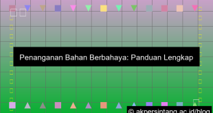 Penanganan Bahan Berbahaya