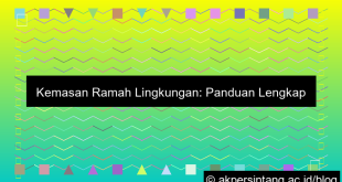 Pengemasan Ramah Lingkungan