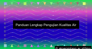 Pengujian Air