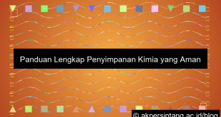 Penyimpanan Kimia