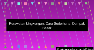 Perawatan Lingkungan