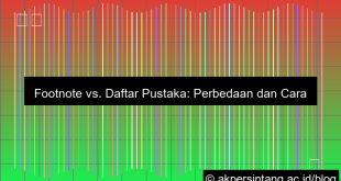Perbedaan Footnote Dan Daftar Pustaka