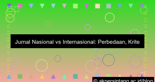 perbedaan jurnal nasional dan internasional