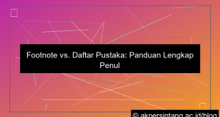 perbedaan penulisan footnote dan daftar pustaka