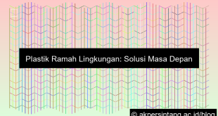 Plastik Ramah Lingkungan