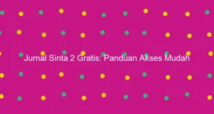 Polkadot Jurnal Sinta 2 Gratis Panduan Akses Mudah