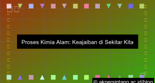 Proses Kimia Alam