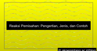 Reaksi Pemisahan