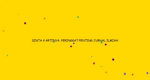 Sinta 4 Artinya Peringkat Penting