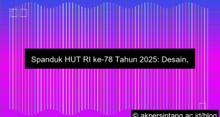 Spanduk Hut Ri Ke 80 Tahun 2025