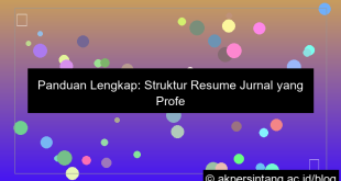 gambar struktur resume jurnal
