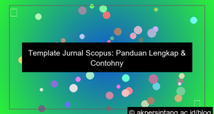 ilustrasi template jurnal scopus