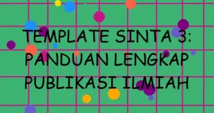 Template Sinta 3 Panduan Lengkap
