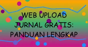 Web Upload Jurnal Gratis Panduan