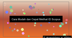 cara melihat id scopus 1 artikel