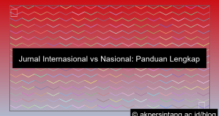 visual cara membedakan jurnal internasional dan nasional