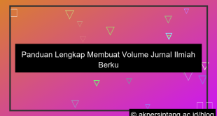 grafik cara membuat volume jurnal