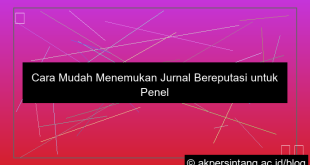 desain cara mencari jurnal bereputasi