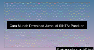 visual cara mendownload jurnal di sinta