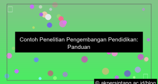 ilustrasi contoh penelitian pengembangan pendidikan