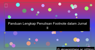 contoh penulisan footnote dari jurnal