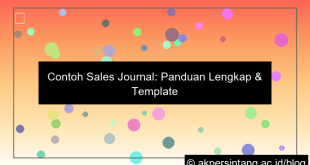 visual contoh sales journal