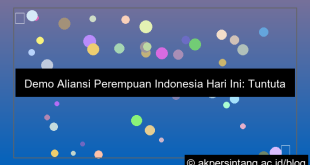 grafik Demo Aliansi Perempuan Indonesia Hari Ini