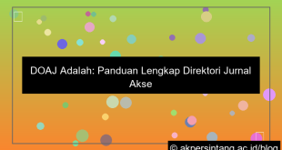 visual doaj adalah