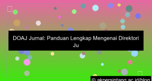 doaj jurnal adalah