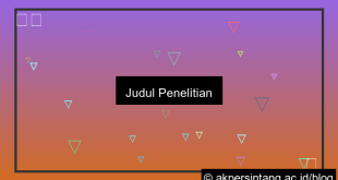 judul penelitian