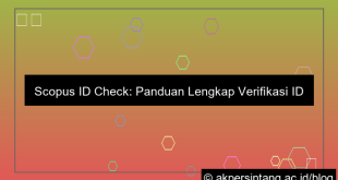 gambar scopus id check