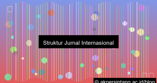 grafik struktur jurnal internasional