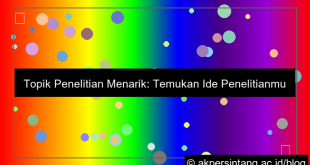 topik penelitian yang menarik