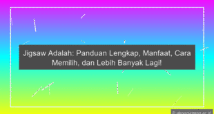 Jigsaw Adalah