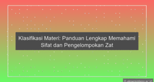 Klasifikasi Materi