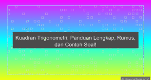 Kuadran Trigonometri