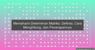 Determinan Matriks