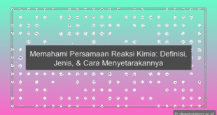 Persamaan Reaksi