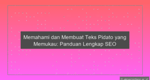 Teks Pidato