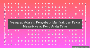 Menguap Adalah