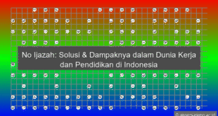 No Ijazah