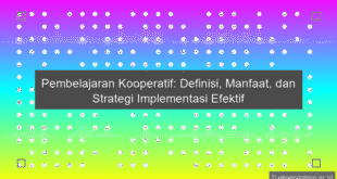 Pembelajaran Kooperatif
