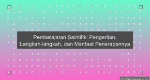 Pembelajaran Saintifik