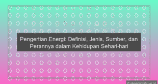 Pengertian Energi