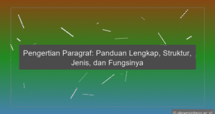 Pengertian Paragraf