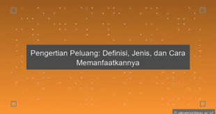 Pengertian Peluang