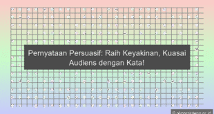 Pernyataan Persuasif